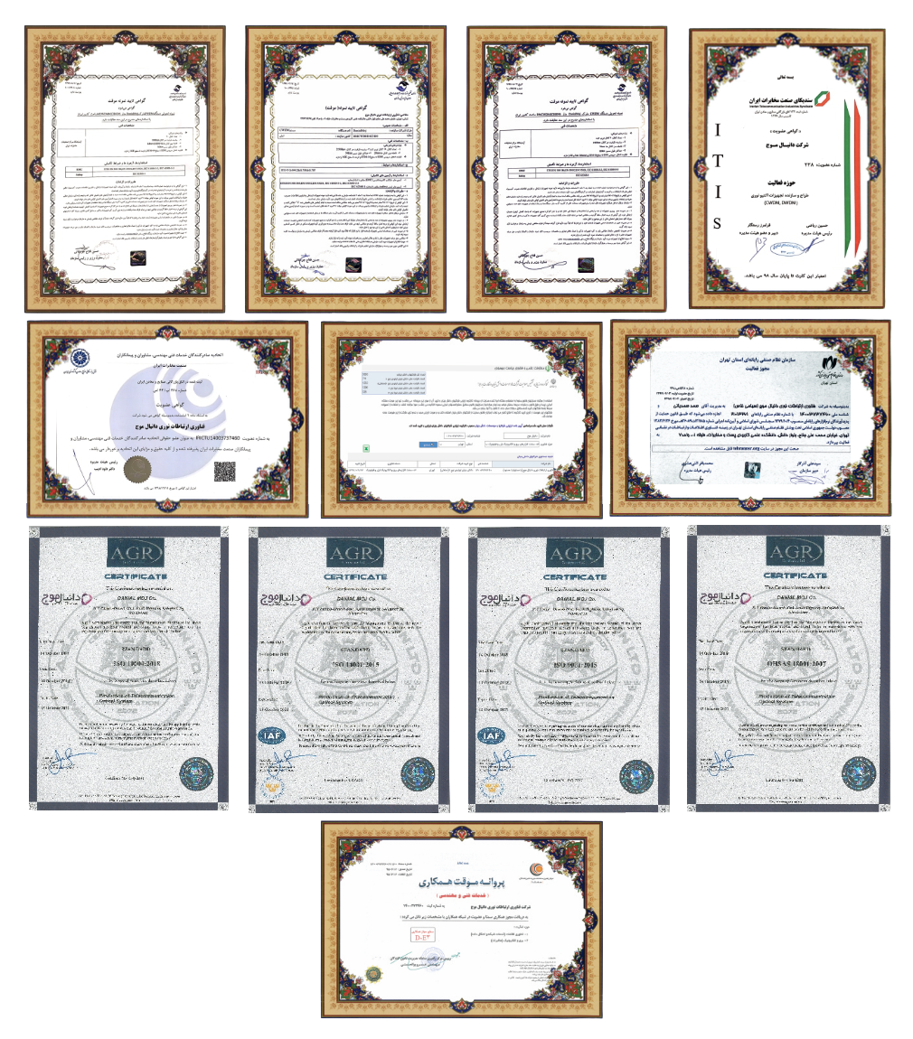 Certificates